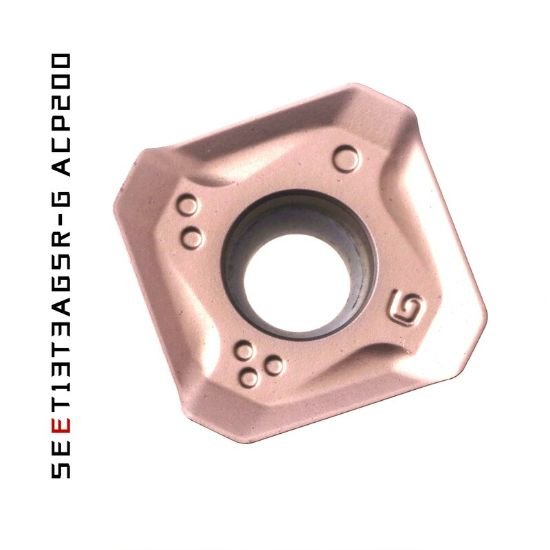 Picture of Sumitomo SEMT13T3AGSR-H Grade ACP100 Milling Insert Square Carbide