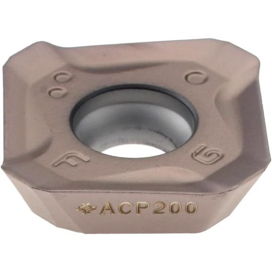 Show details for Sumitomo SEMT13T3AGSR-FG Grade ACP200 Milling Insert Square Carbide Picture of Sumitomo SEMT13T3AGSR-FG Grade ACP200 Milling Insert Square Carbide