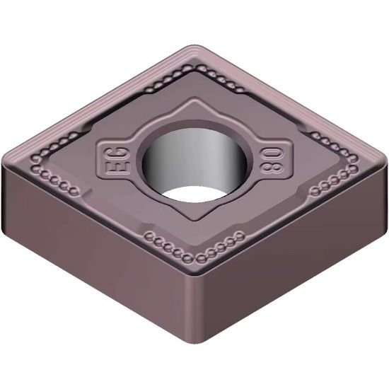 Picture of CNMG643 EEG AC6040M Sumitomo CNMG190612 EEG AC6040M 80.0° Negative Carbide 0.0469 1.19mm Radius Medium, Semi Finishing