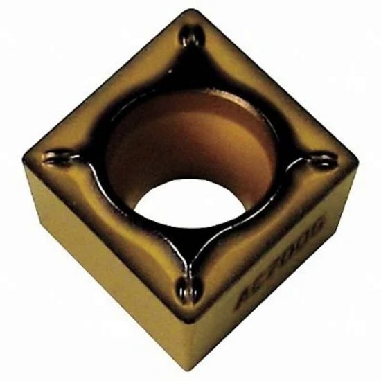 Picture of CCMT31 ESU AC830P Sumitomo CCMT0404 ESU AC830P 80.0° Positive Carbide 0.0156 0.40mm Radius Finishing, Semi Finishing