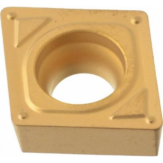 Picture of CCMT32 ENK AC830P Sumitomo CCMT0408 ENK AC830P 80.0° Positive Carbide 0.0313 0.80mm Radius Finishing, Semi Finishing