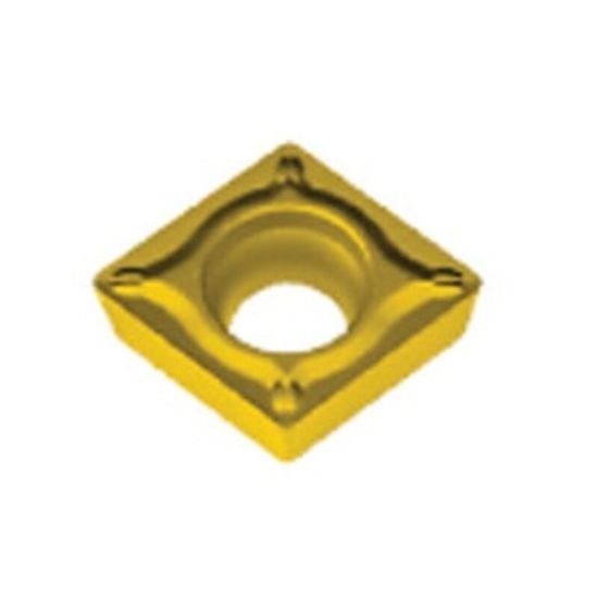 Picture of CCMT32.51 ELU AC820P Sumitomo CCMT09T304 ELU AC820P 80.0° Positive Carbide 0.0156 0.40mm Radius Finishing, Semi Finishing