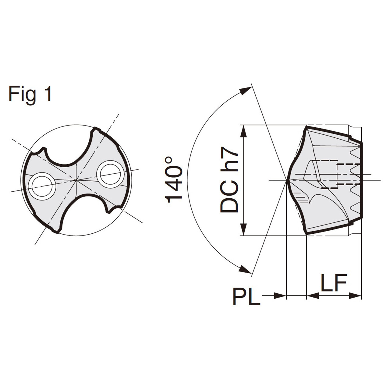 Picture of Sumitomo 5KHZ383 SMDT2020MEL-ACX80 Drill Tip