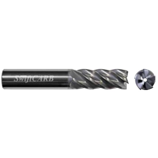 Picture of Swiftcarb XM03125DG005S00M Dia 5/16 SH 0.3125 LOC 1.2500 OAL3.00 End Mill Standard Flute Variable Helix Carbide AlTiN Single End Square Sharp