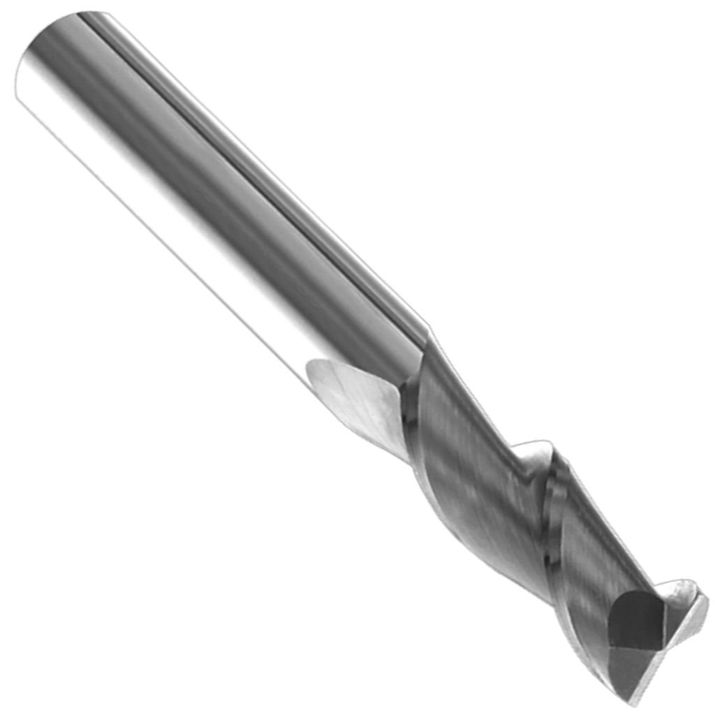 Picture of 2 Flute Solid Carbide Single End, Metric TMX End Mill; 4 mm (.1575") Dia x 4 mm shank x 14 mm Length of cut (LOC) x 50 mm (OAL)