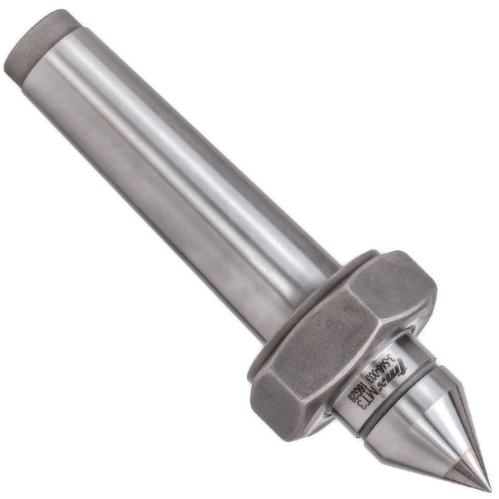 Picture of Toolmex 3-546-005P Dead Center With Nut Carbide Tipped Mt5 T.I.R. 0.0002In, TMX 3-546-005P Work Holding Center