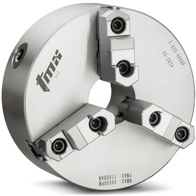 Picture of 3 Jaw (2 Pc) Scroll Forged Steel VTL Chuck 0in (1000mm), special with Extended t-slots, TMX Made in Europe