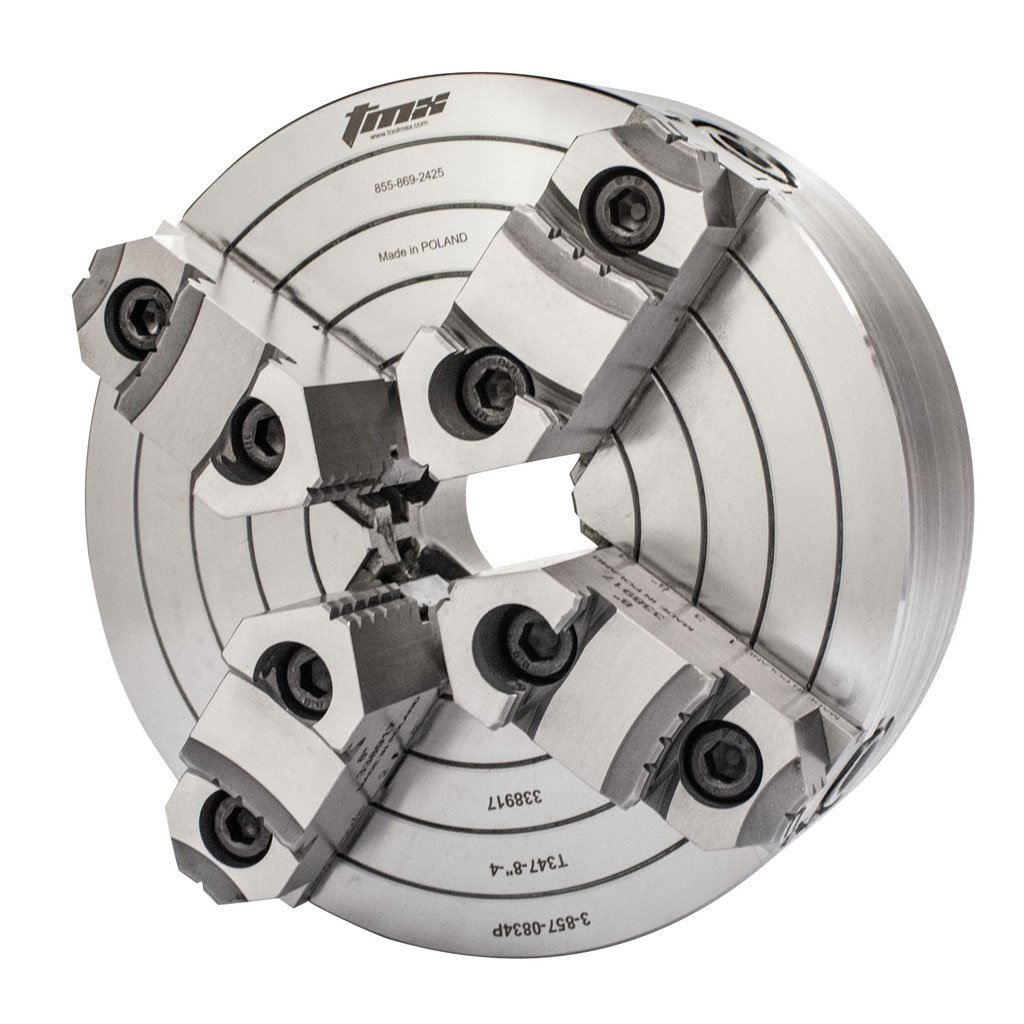 Picture of Toolmex 3-857-0834P 4-Jaw(2Pc) Indep. Forged Body Chuck "