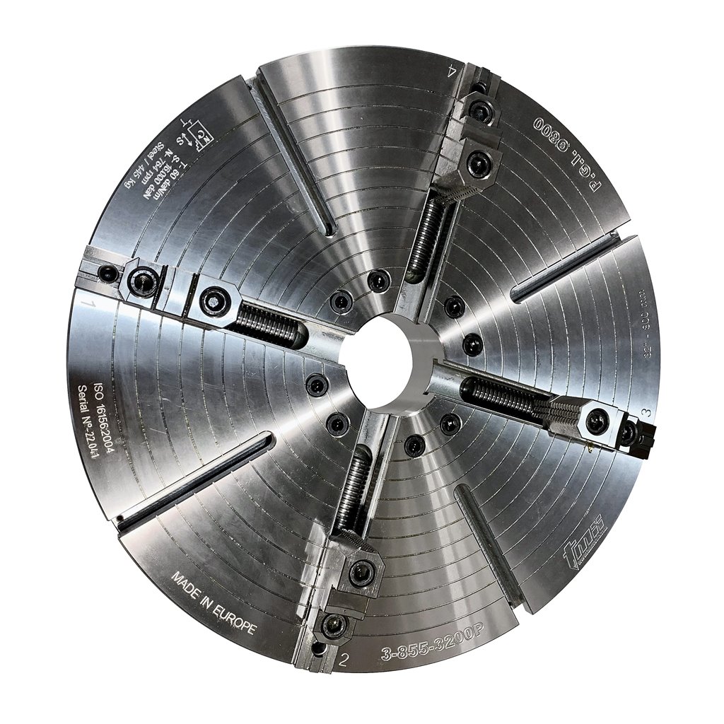 Picture of Toolmex 3-859-5515P 4-Jaw (2 Piece) Chuck orged 55In