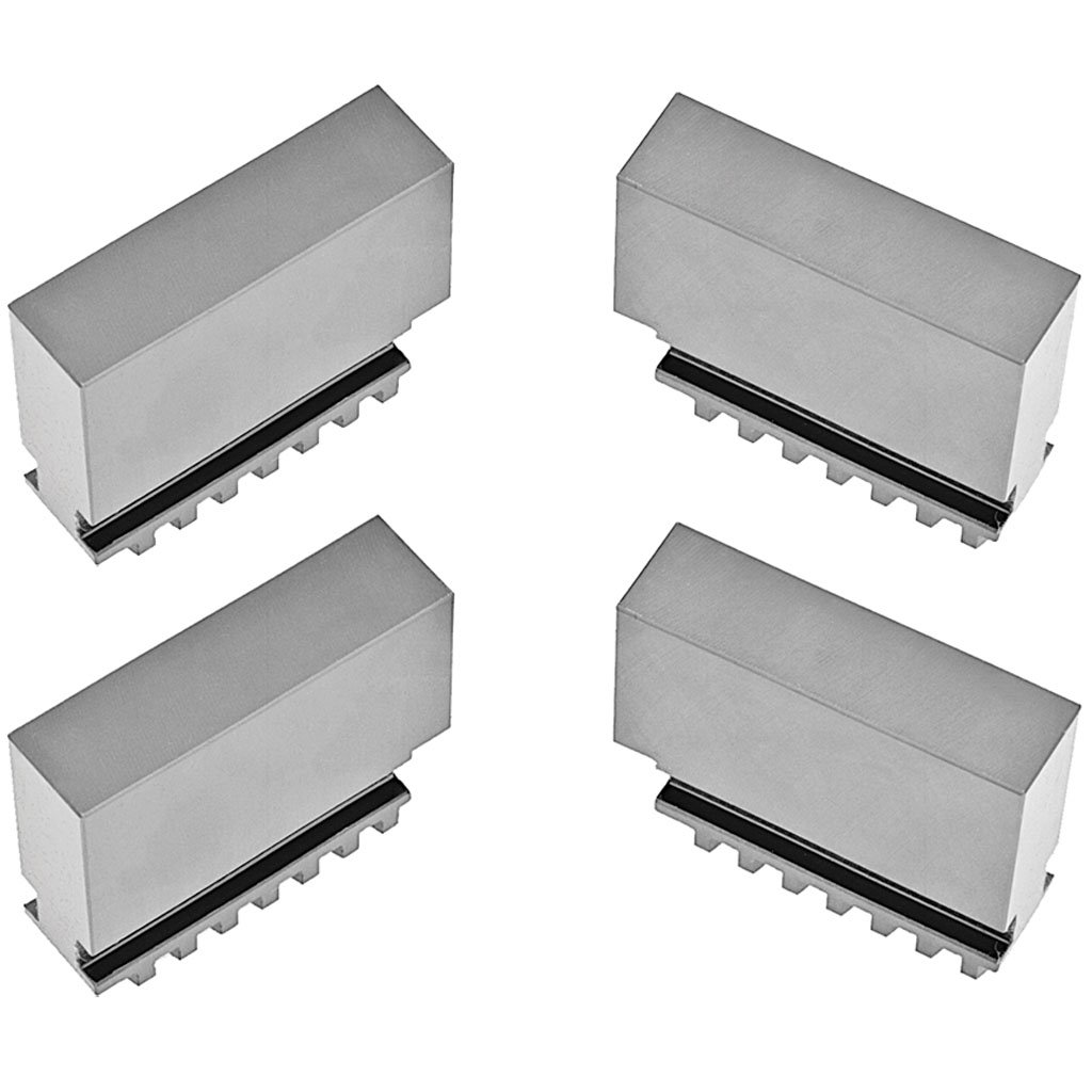 Picture of TMX Soft Blank Jaws, 8in, 4 Pc Set for Scroll 8in Chucks, TMX