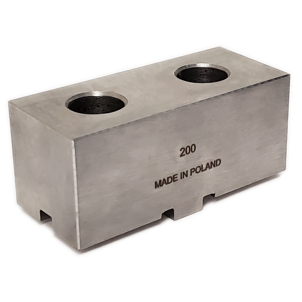 Picture of American Tongue and Groove Jaw System, Soft Top Jaw for 8in 2-Jaw Scroll Chuck, 1 piece HD TMX