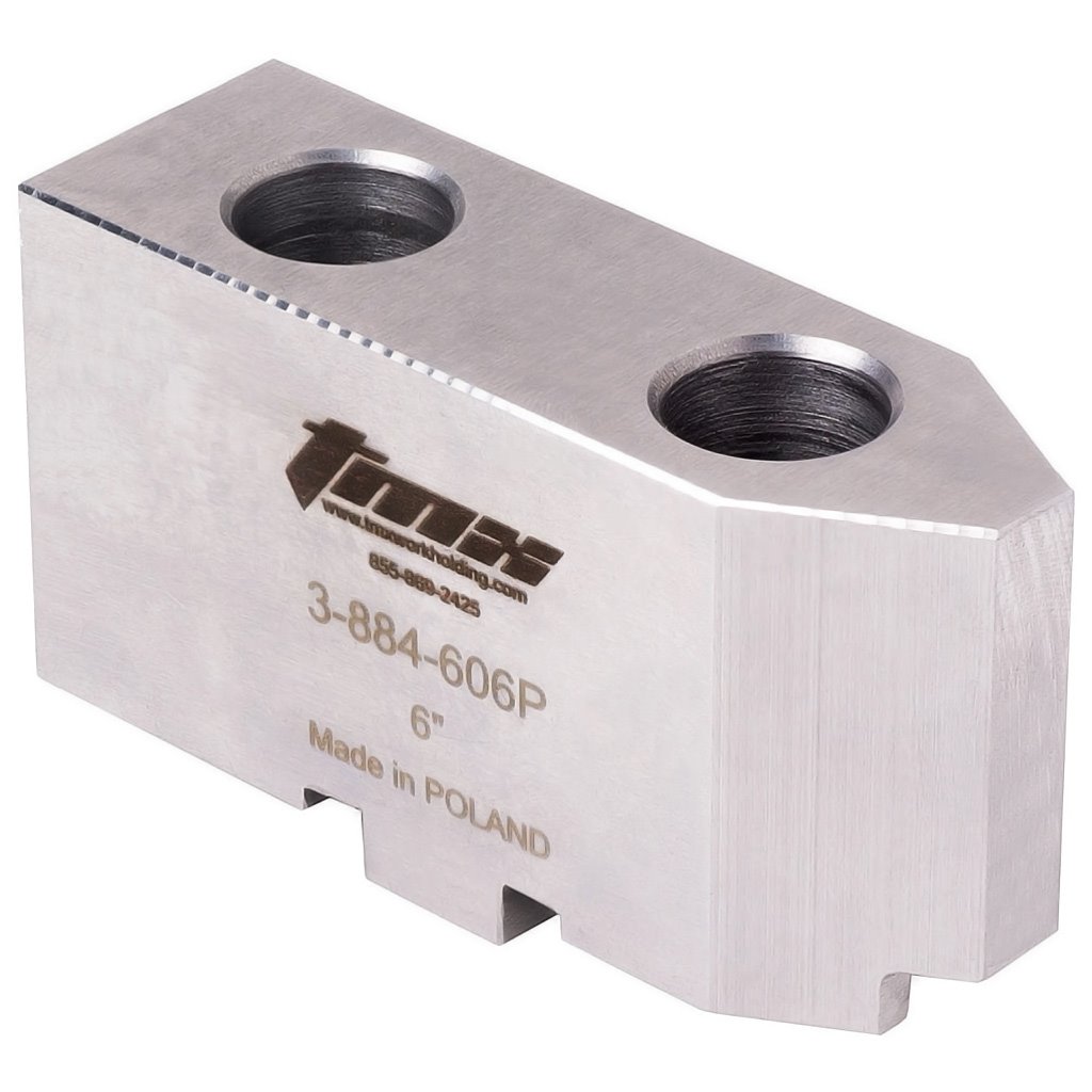 Picture of TMX American Tongue and Groove Jaw System, Soft Top Jaws for Scroll 6in 6-Jaw Chuck pc, TMX