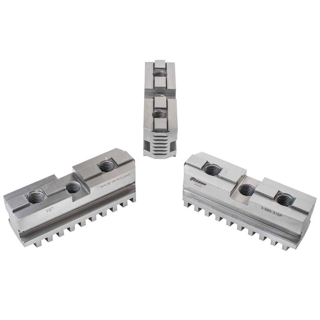 Picture of Hard Master Jaws for Scroll Chuck 2in 3-Jaw 3 Piece Set TMX