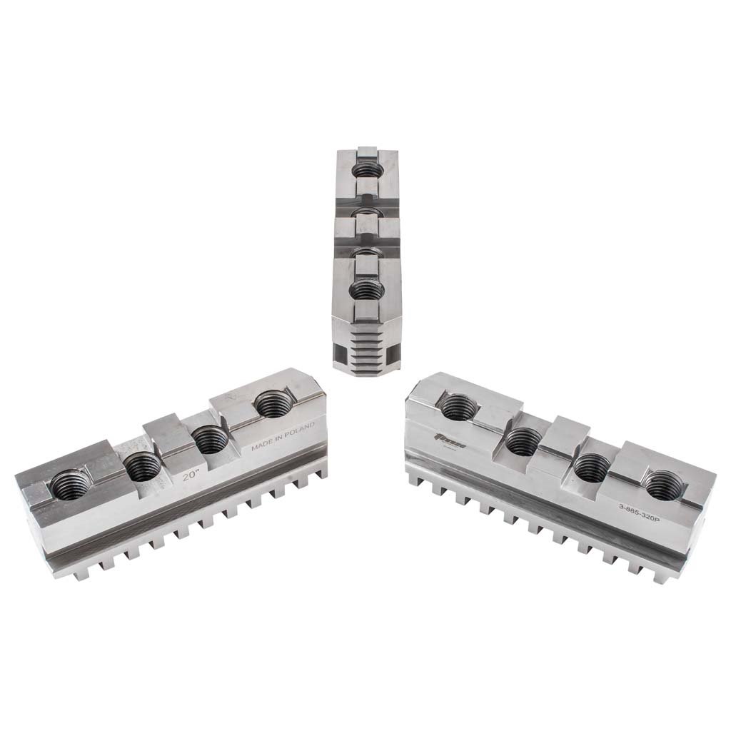 Picture of Hard Master Jaws for Scroll Chuck 0in 3-Jaw 3 Piece Set TMX