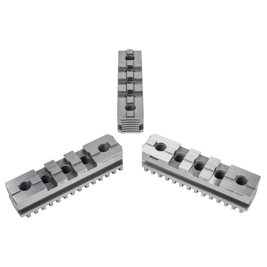 Picture of Hard Master Jaws for Scroll Chuck 5in 3-Jaw 3 Piece Set TMX