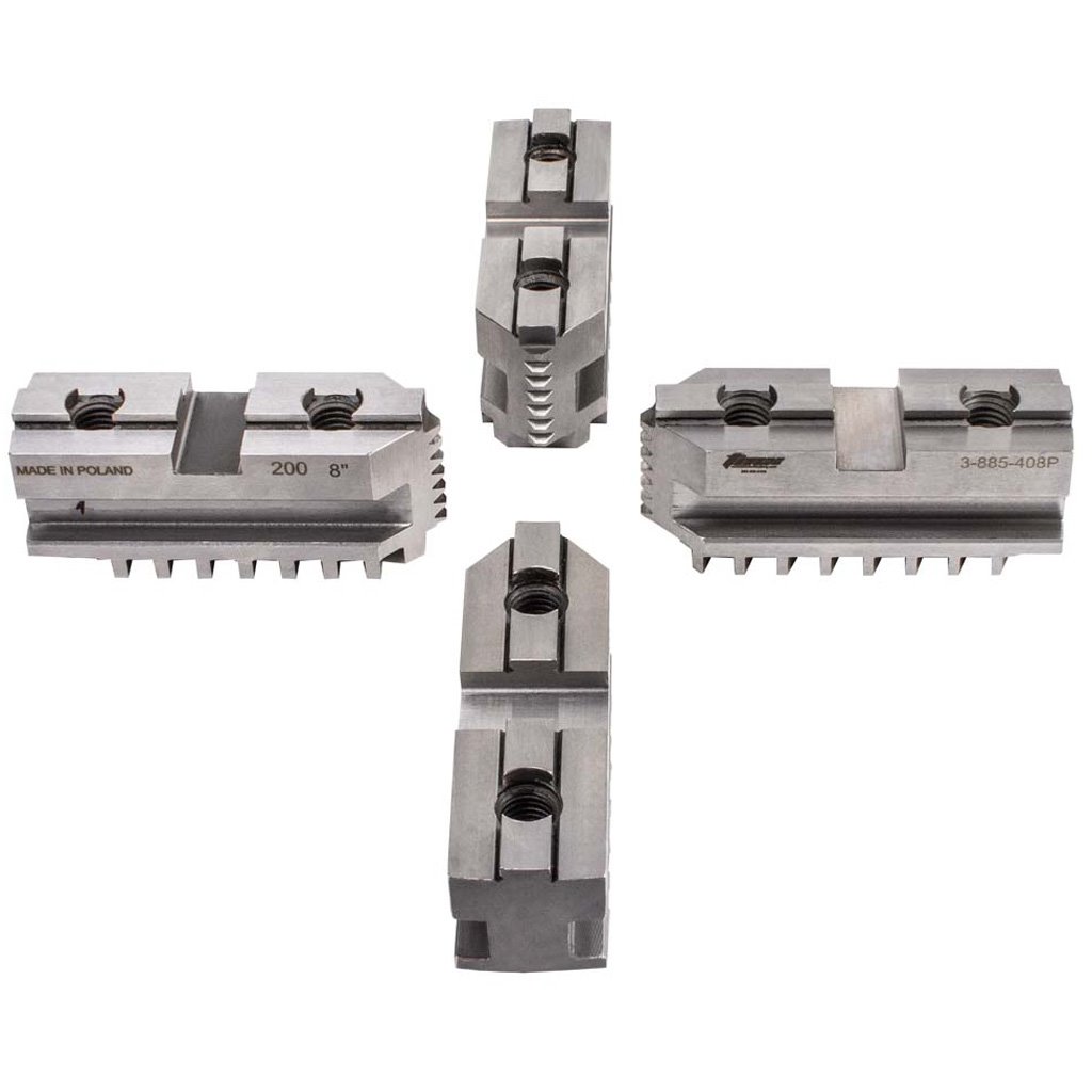 Picture of Hard Master Jaws for Scroll Chuck 0in 4-Jaw 4 Piece Set TMX