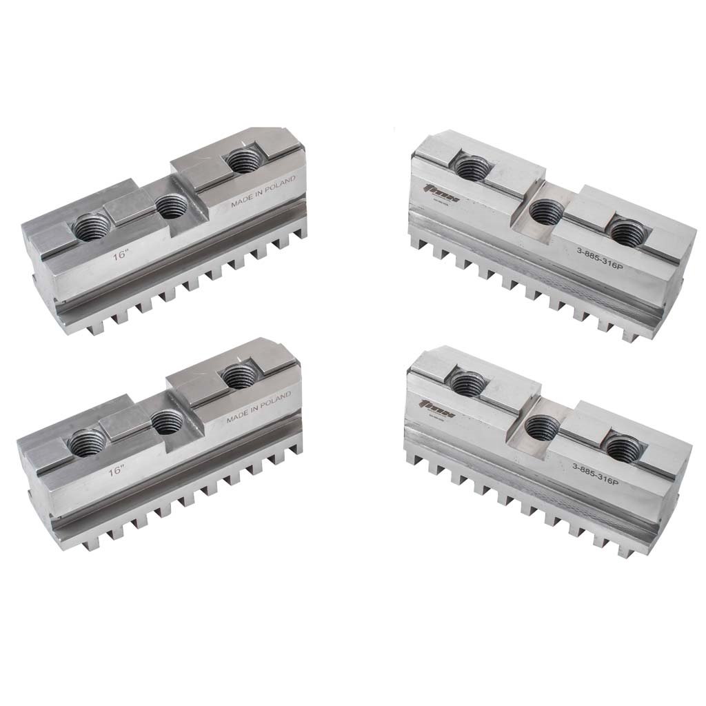Picture of Hard Master Jaws for Scroll Chuck 6in 4-Jaw 4 Piece Set TMX
