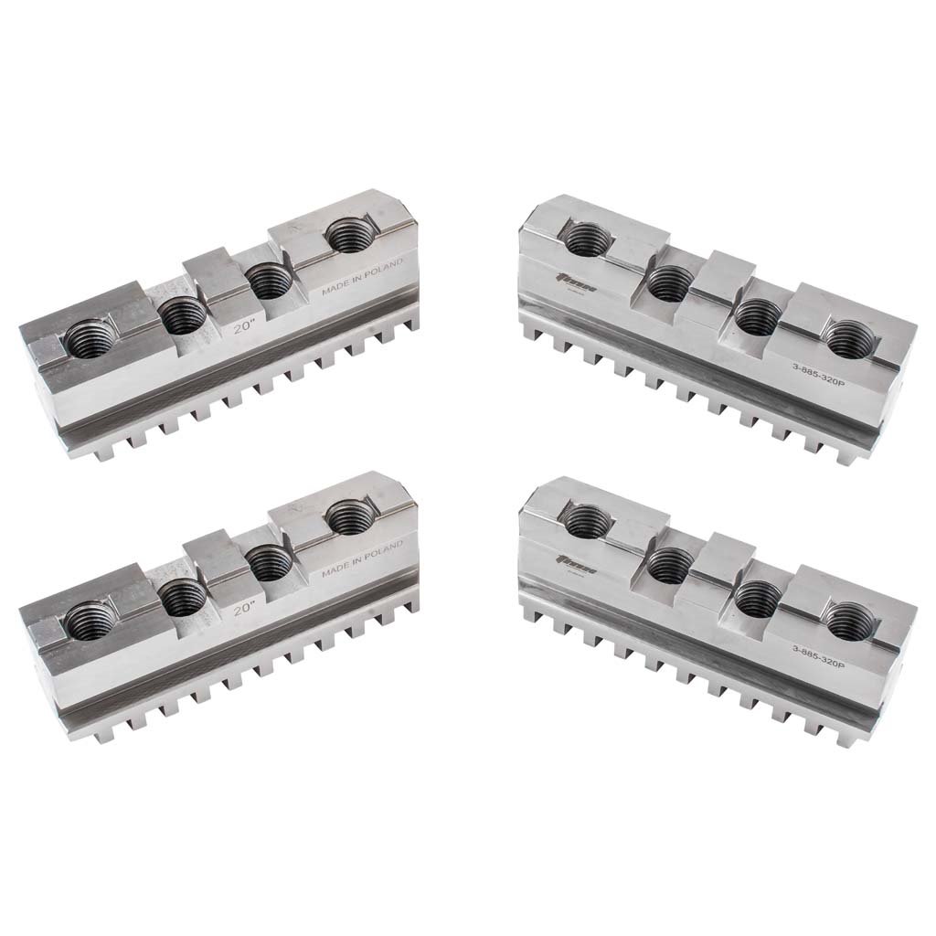 Picture of Hard Master Jaws for Scroll Chuck 0in 4-Jaw 4 Piece Set TMX
