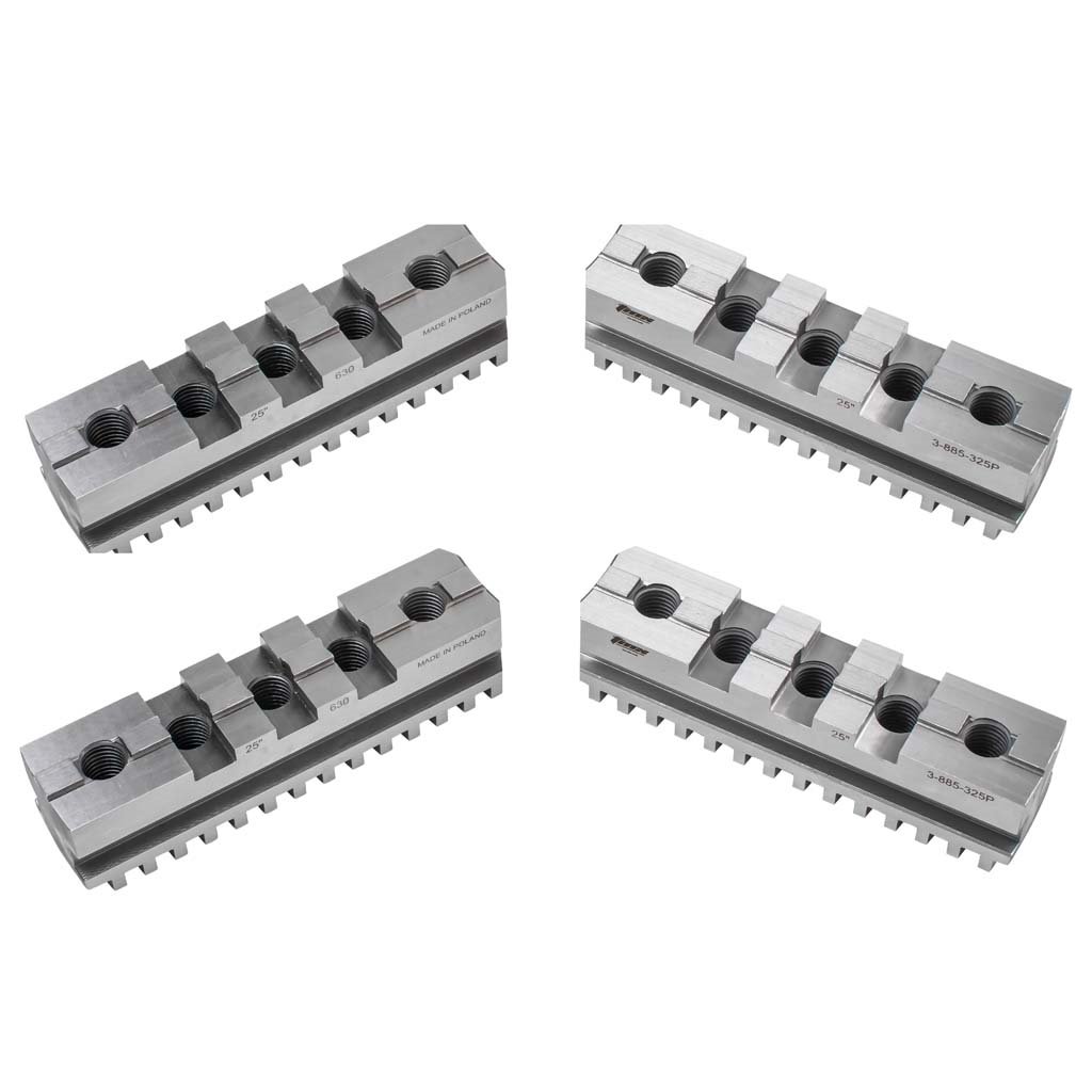 Picture of Hard Master Jaws for Scroll Chuck 5in 4-Jaw 4 Piece Set TMX