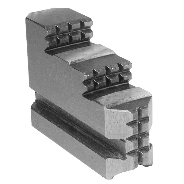 Picture of Hard Solid Revsersible Jaws, 4 inch, for 4-Jaw Independent Chucks, 4 Piece Set, TMX-Toolmex