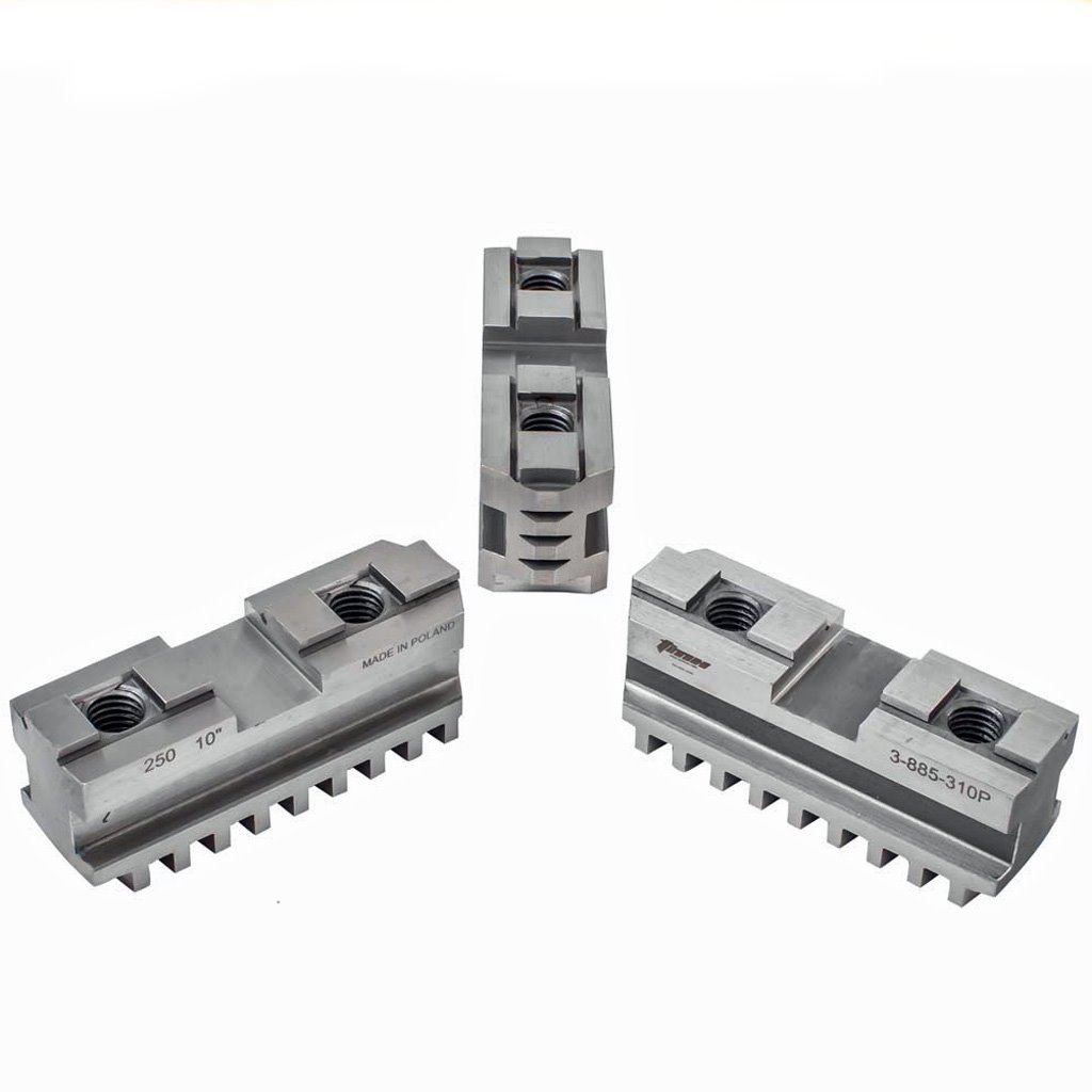 Picture of Hard Master Jaws, 24 in Thru 36in, for 4-Jaw Independent HD Oil Country Chuck, L=197mm, 4 Piece Set, TMX