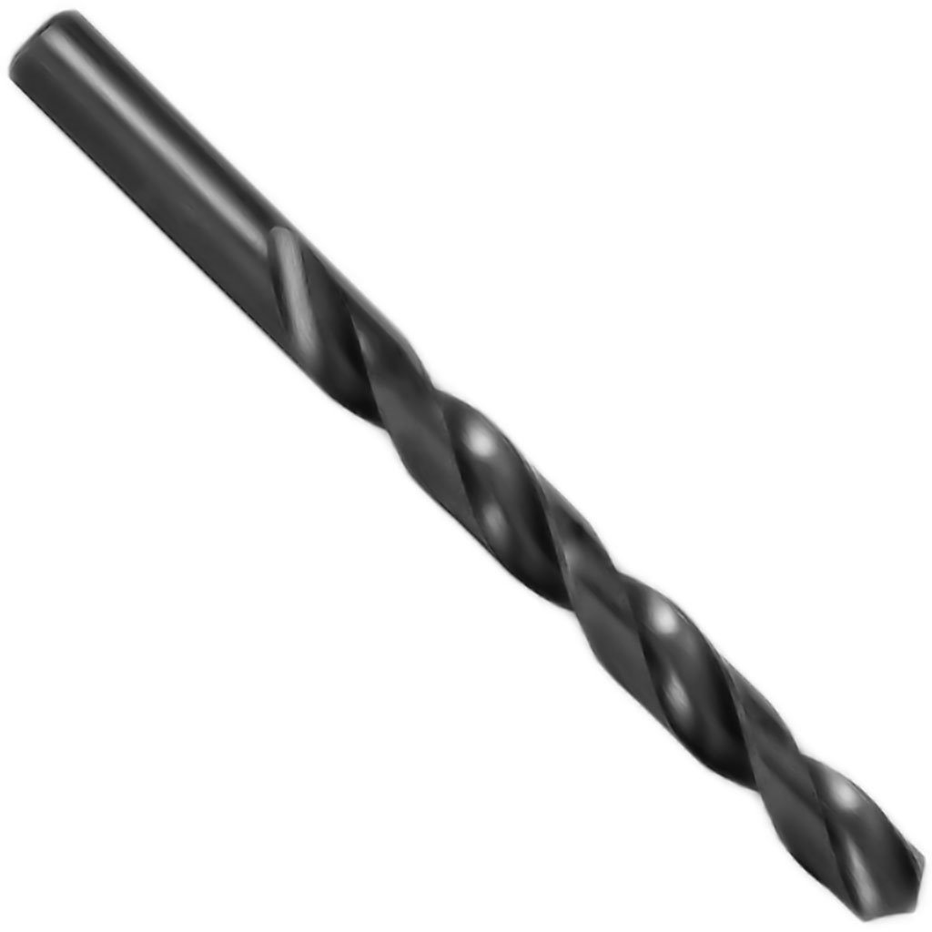 Picture of 6.20 mm (.2441") General Purpose HSS TMX Jobber Drill Black Oxide 118 Point 63 mm Flute x 101 mm Overall Length 10/PK