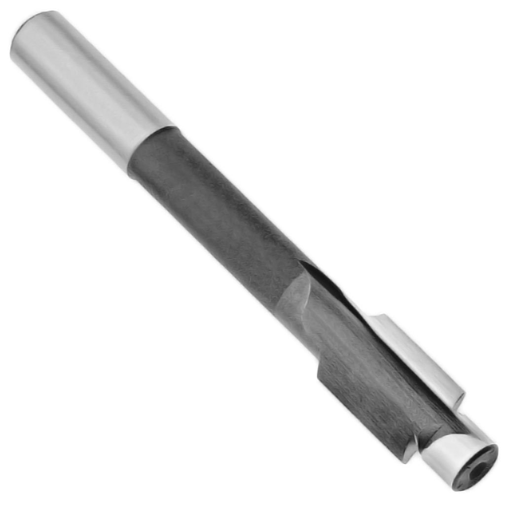 Picture of HSS TMX 2 Flute Counterbore with solid pilot for Fillister Head Screw with 5/16" pilot diameter x 15/32" cutting diameter x 4" overall length x 3/8" shank diameter