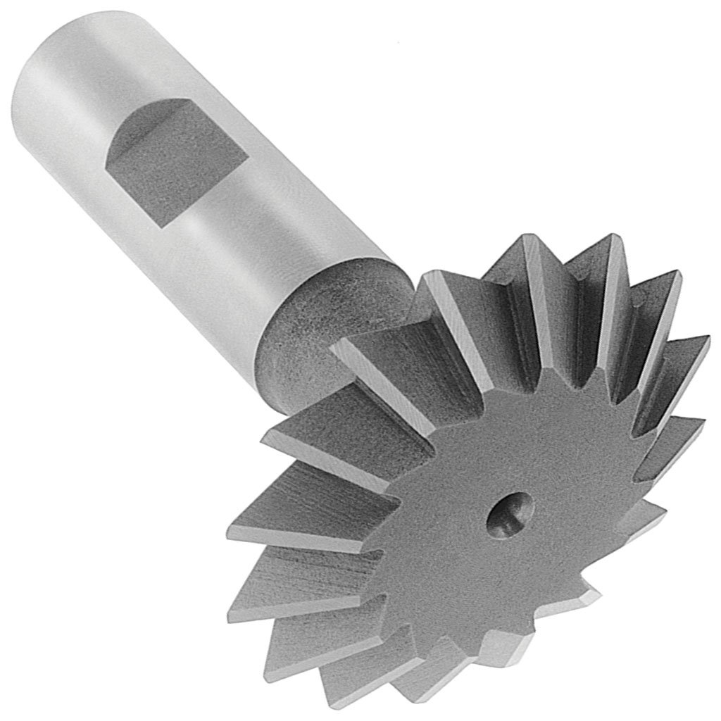 Picture of 90 HSS TMX Double Angle Shank Cutter, 3/4" diameter x 1/4" Cutter width x 2-7/16" x 3/8" Shank