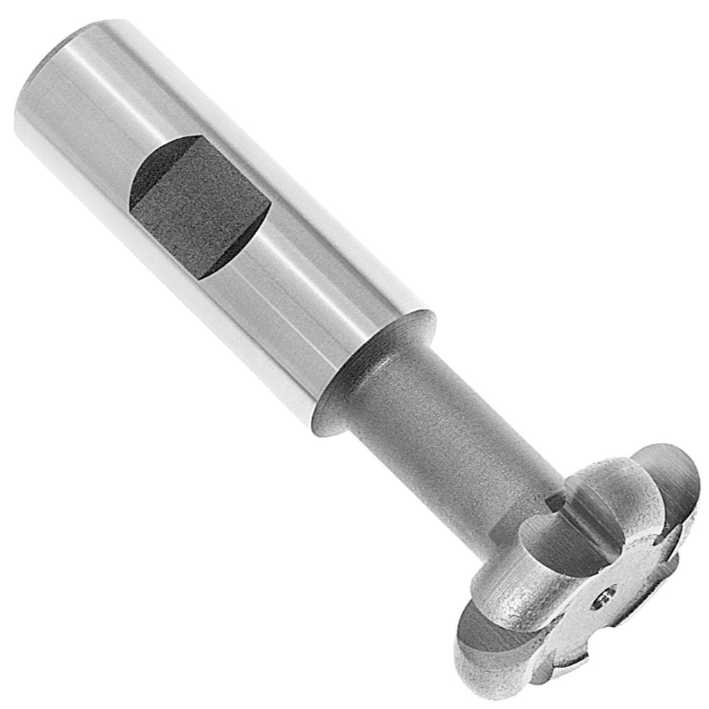 Picture of HSS TMX Convex Radius Shank Cutter, 1/8" Radius x 1-1/4" diameter x 3-1/2" x 3/4" Shank 6 flutes