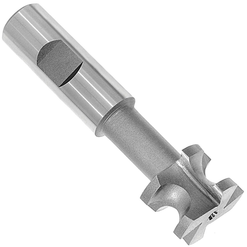 Picture of HSS TMX Concave Radius Shank Cutter, 3/16" Radius x 1-3/8" diameter x 3-1/2" x 3/4" Shank 6 flutes