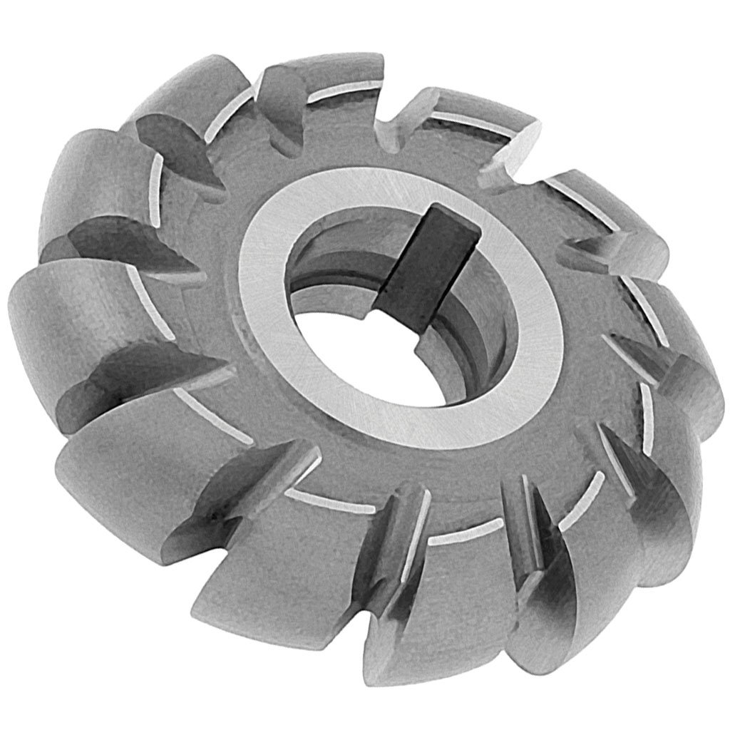Picture of HSS TMX Convex Milling Cutter, 13/32" circle diameter x 2-3/4" Cutter diameter x 1" hole size x 12 Teeth