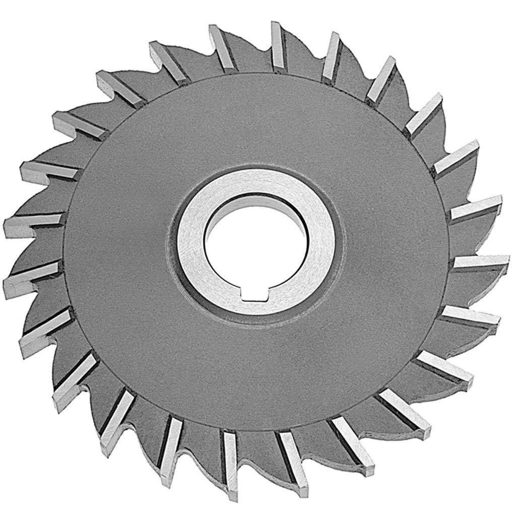 Picture of HSS TMX Plain Tooth Side Milling Cutter, 6" diameter x 3/8" Face width x 1-1/4" hole size x 26 Teeth