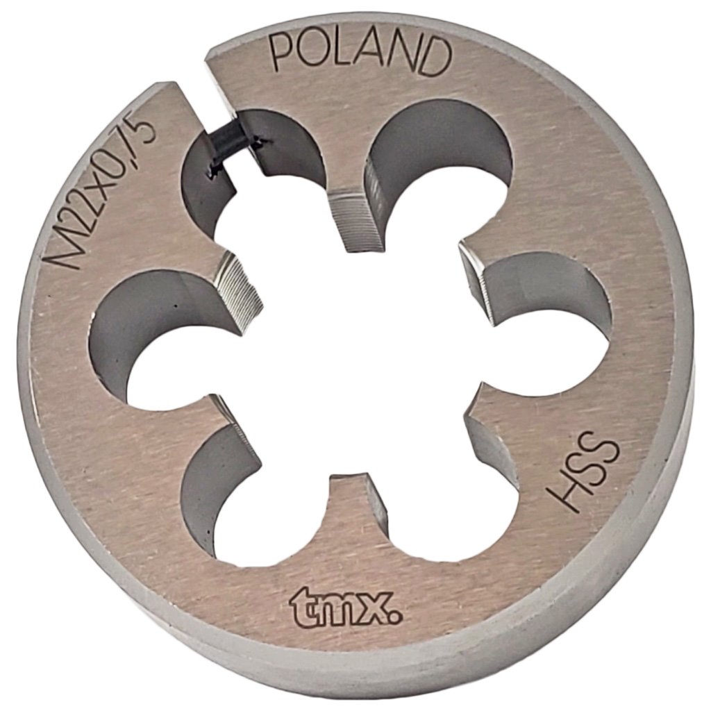 Picture of Toolmex 5-806-516 Round Adj Die M22 X 0.75 Threading Die