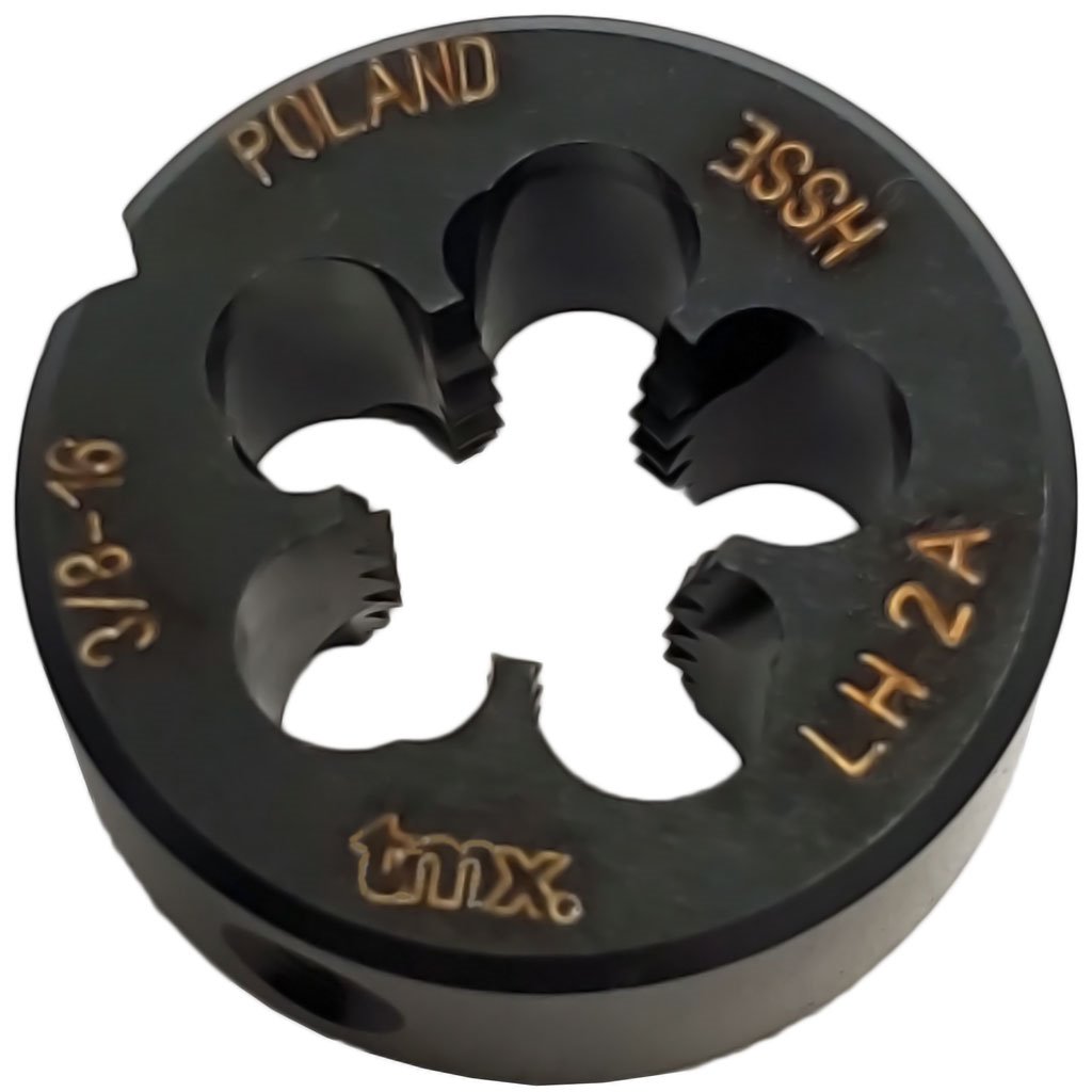 Picture of Toolmex 5-819-900 HSSe Solid Round Spiral Point Die Threading Die