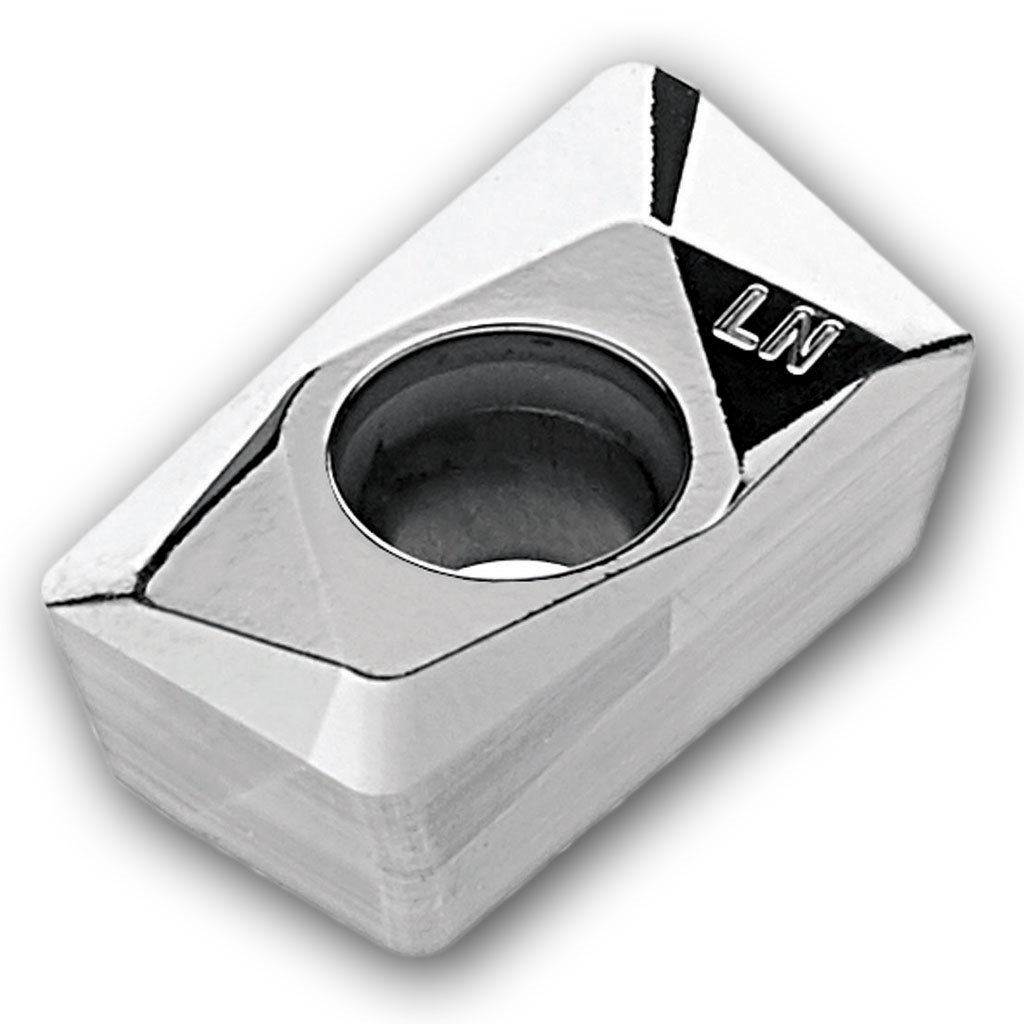 Show details for APKT 160408 PDFR-N3 TA10, Insert for Milling Aluminum/Brass, 10 Pack, TMX Picture of APKT 160408 PDFR-N3 TA10, Insert for Milling Aluminum/Brass, 10 Pack, TMX