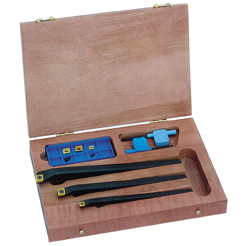 Picture of Si-SCLC Indexable Boring Bars 3 Piece Kit .315 3/8 1/2 Sizes With SeleCTEd Inserts
