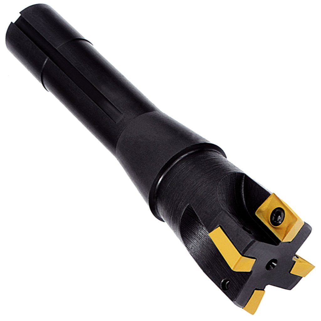 Picture of APX-D2.50-R8-6.1-6-16. 2-1/2in 90 R-8 Shank End Mill for APKT 16 Inserts