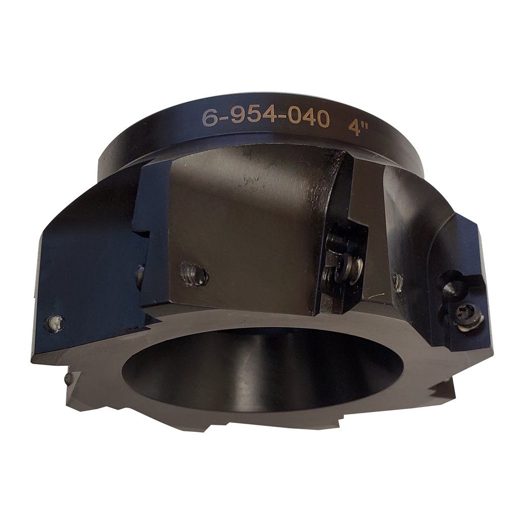 Picture of APX-D4.00-1.25-8-16. 4in Dia. 90, Arbor Mounted Face Mill for 8 APKT 16 Inserts. TMX