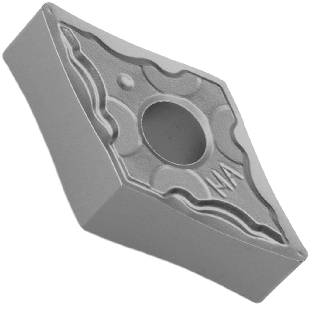 Picture of DNMG 150408 Ha H01, Uncoated With Polished Top SurFace Insert For Machining Aluminum, 10/Pack