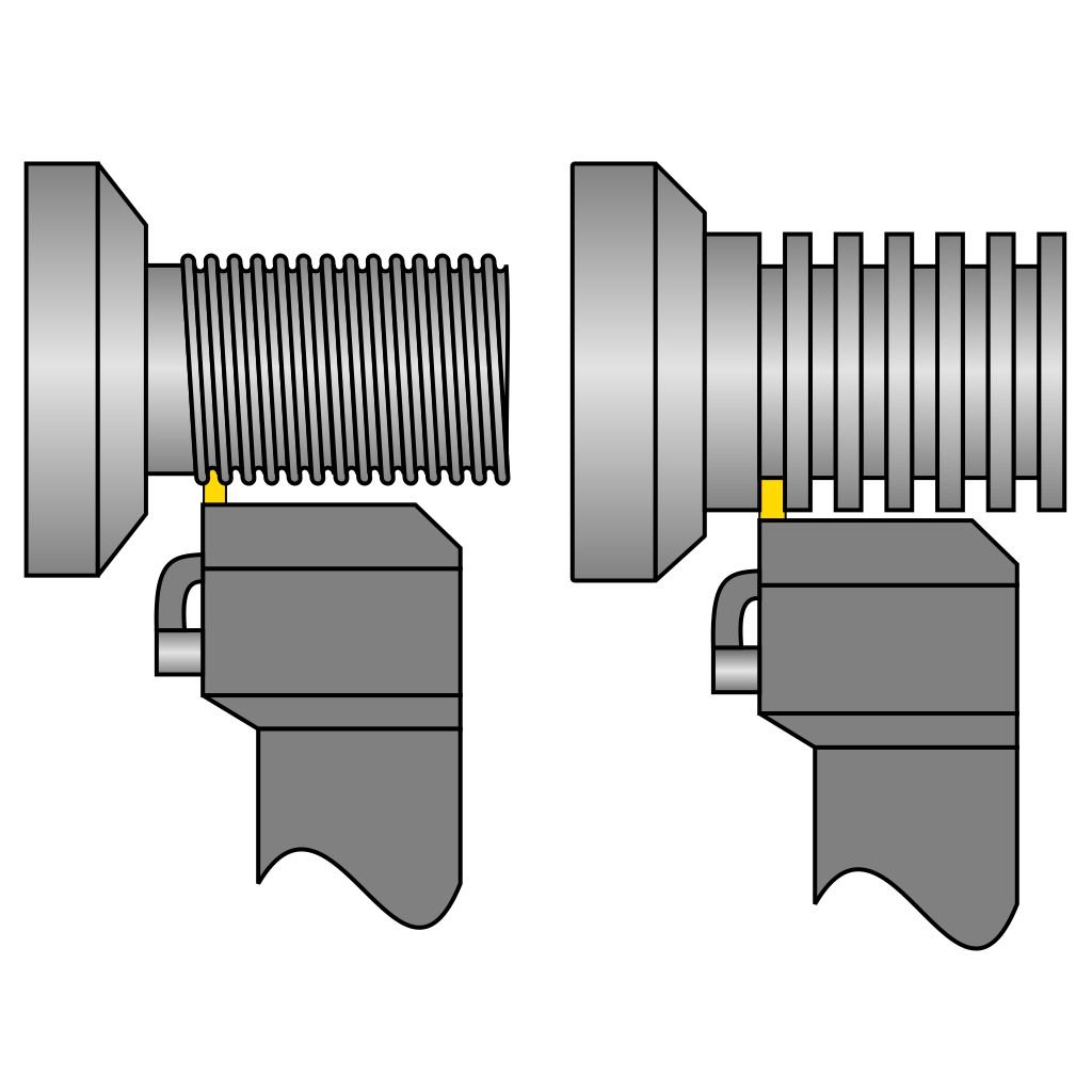 Picture of MTvo-123Br Grooving Tool Holder 3/4 Inch Square Shank Right Hand External Grooving Holder For TNMA 322 Series Inserts