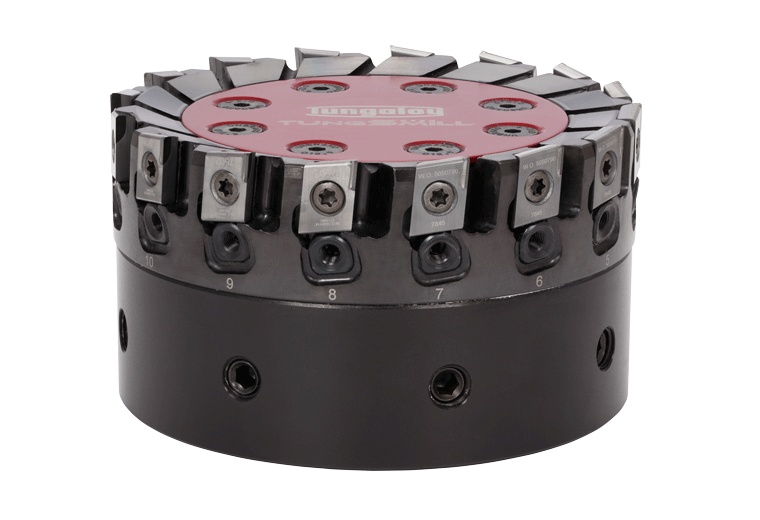 Picture of Tungaloy TPYP12M050B22.0R08 Milling Cutter 90.0° 1.967 Cutter Diameter Shell0.8661 8 Flute