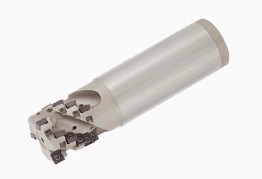 Picture of Tungaloy ELD05R100U0100W03 Milling Cutter 90.0°, Corn Cob 1.000 Cutter Diameter Cylindrical1.0000 3.750 OAL 18 Flute