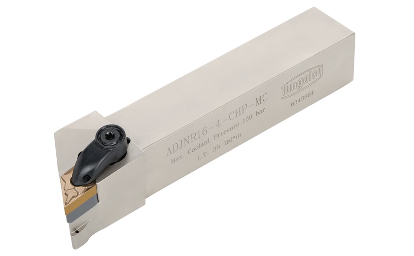 Picture of Tungaloy AAdjustNR12-4-CHP-MC Stick Tool 55.0° Insert Neg,J style, 93deg Approach , Steel Square 0.750 Shank