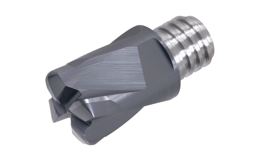 Picture of Tungaloy VFX120L0.60R18H04S08 AH725 Dia 12mm SH T06 LOC 0.0236 OAL0.6496End Mill,Replacable Head Carbide TiAlN Single End High Feed0.0709 1.80mm TUNG MEISTER