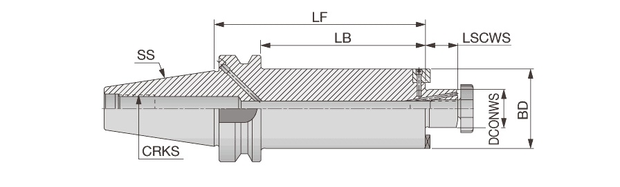 Picture of Tungaloy 4539070 BT40 Shell Mill 0.8661 22.00mm