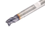Picture of Tungaloy TECCS060E3-07W06-57 AH725 Dia 6mm SH 0.2362 LOC 0.2756 OAL2.2441 End Mill Standard Flute Standard Helix Carbide TiAlN Single End 45.0° Chamfer TUNG MEISTER