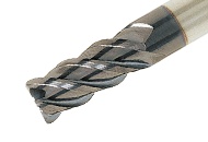 Picture of Tungaloy TEC120B4-25C12R2-83 AH725 Dia 12mm SH 0.4724 LOC 0.9843 OAL3.2677 End Mill Standard Flute Variable Helix Carbide TiAlN Single End Corner Radius0.0787 2.00mm TUNG MEISTER