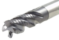 Picture of Tungaloy TECP140E4L-30/44W14S100 AH725 Dia 14mm SH 0.5512 LOC 1.1811 OAL3.9370 End Mill Carbide TiAlN Single End 45.0° Chamfer TUNG MEISTER