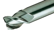 Picture of Tungaloy TEC030B3-04W06-50 AH725 Dia 3mm SH 0.2362 LOC 0.1575 OAL1.9685 End Mill Standard Flute Standard Helix Carbide TiAlN Single End Square Sharp TUNG MEISTER