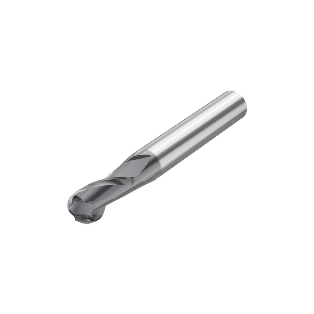 Picture of Tungaloy TEB180A2-18C18-E76 AH725 Dia 18mm SH 0.7087 LOC 0.7087 OAL2.9921 End Mill Standard Flute Standard Helix Carbide TiAlN Single End Ball NoseBall TUNG MEISTER